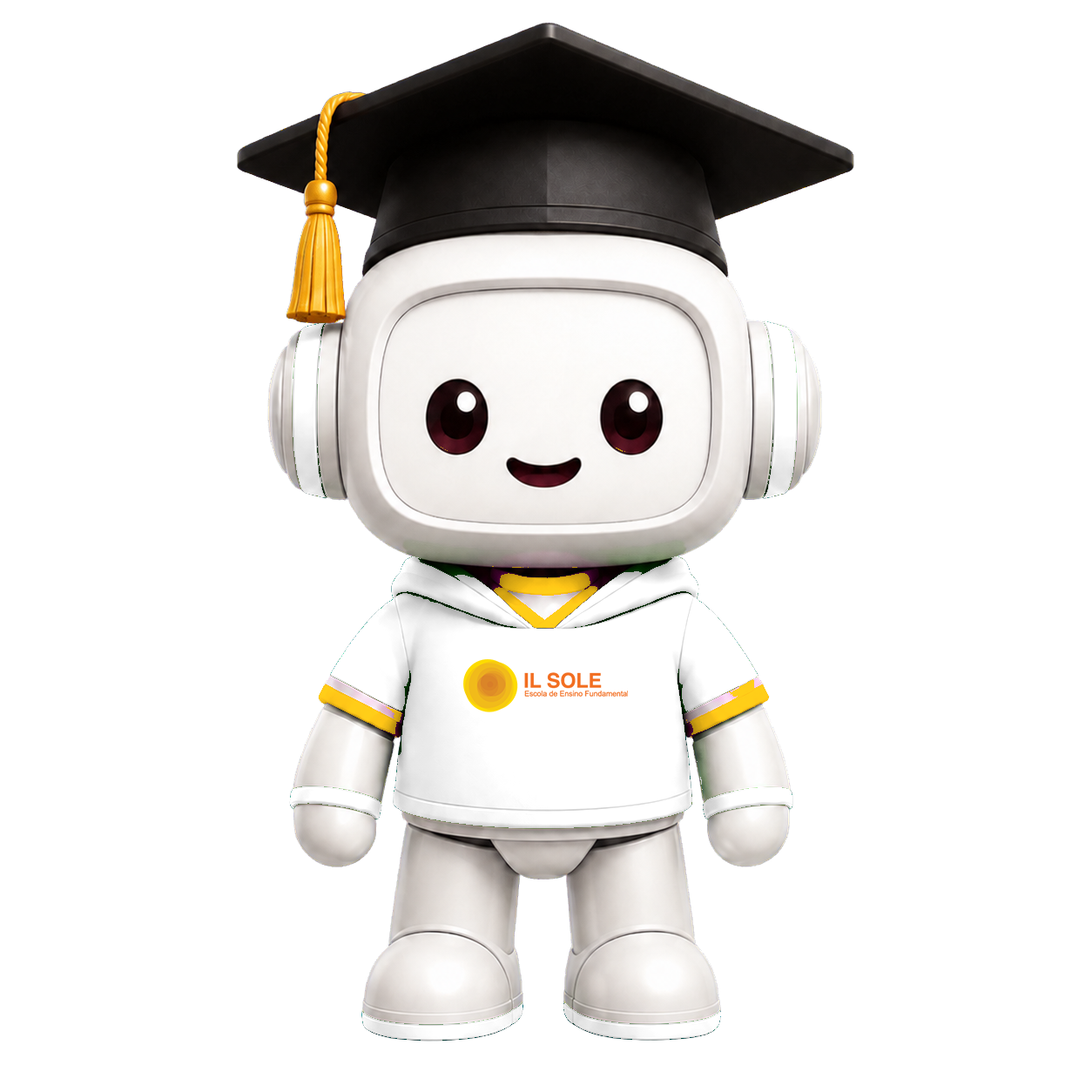 Mascote ProfeBOT personalizado para a escola